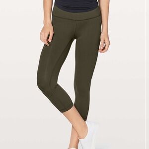 Lululemon Wunder Under High Rise Crop *full on Luxstreme 21”